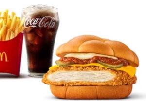 マクドナルドエバンゲリオンバーガー「メキシカンチーズチキンセット」